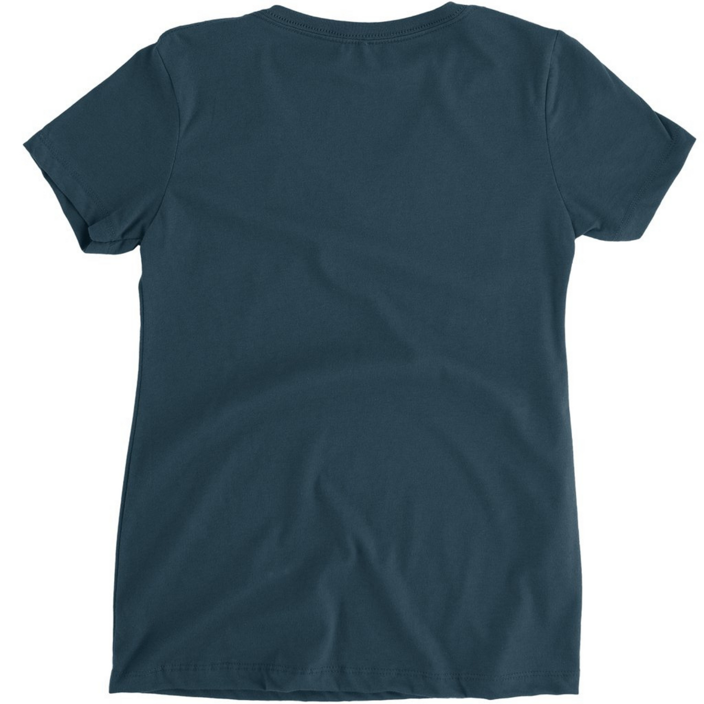 WPG Heart Women's V Neck | Yellow on Indigo