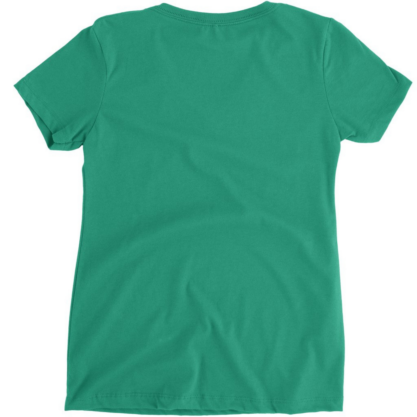 WPG Heart Women's V Neck | Yellow on Kelly Green