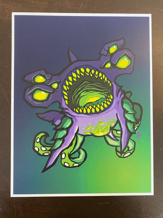 Sea Monster Print