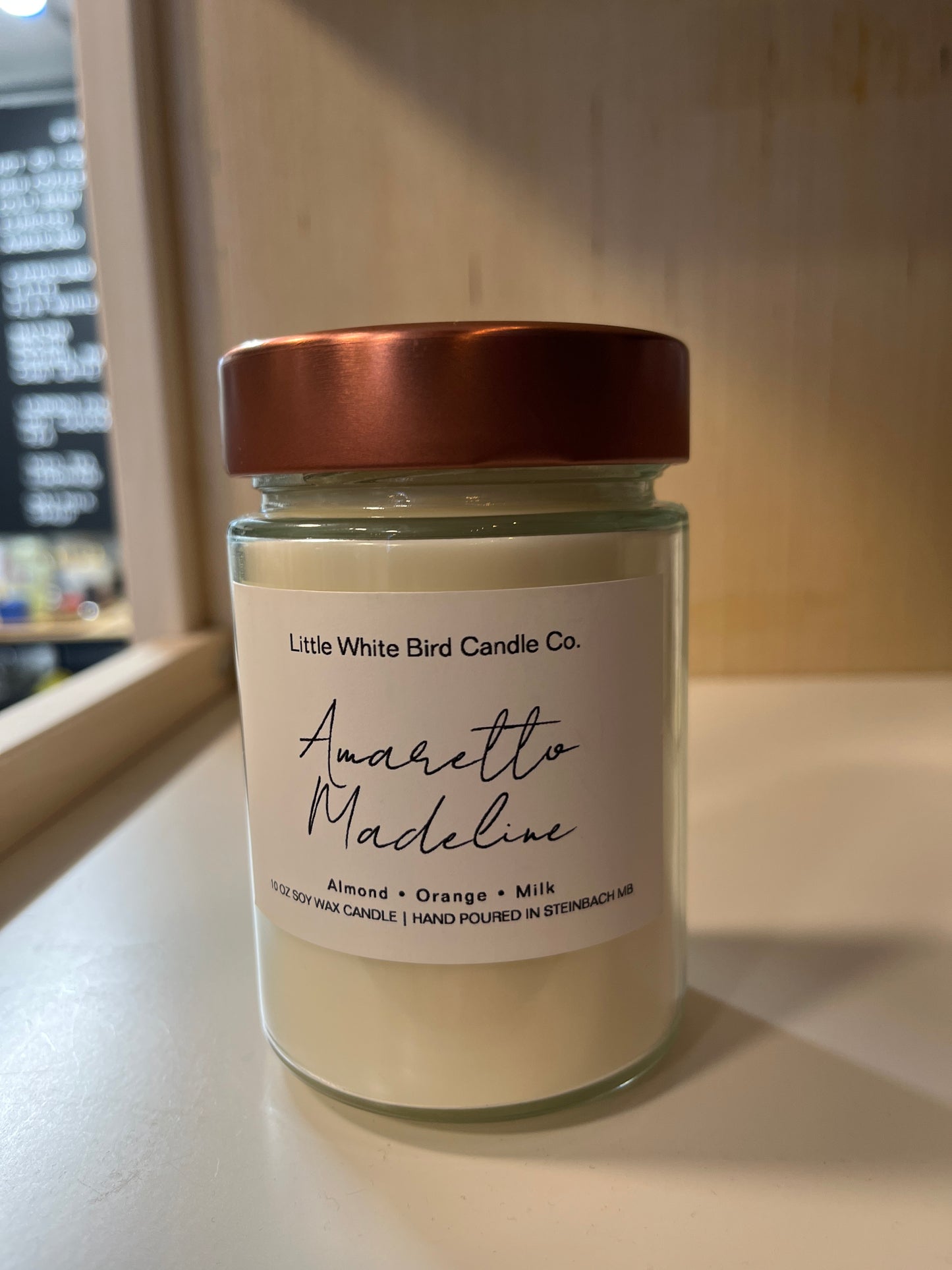 Amaretto Madeline Jar Candle