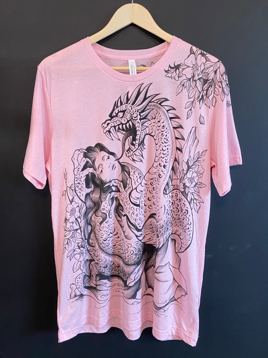 Light Pink Dragon T-Shirt