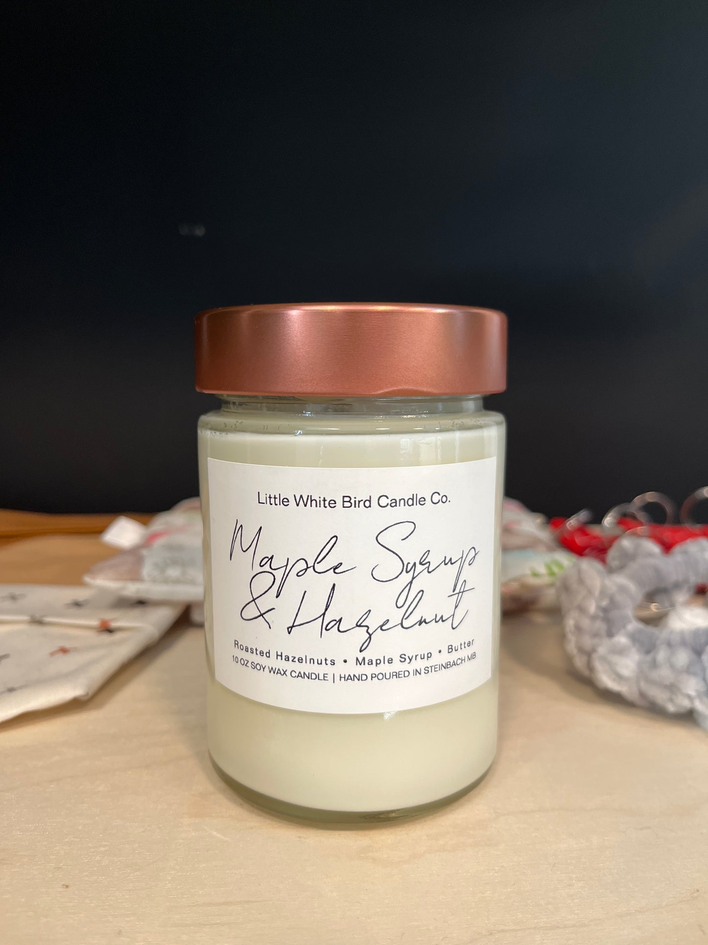 Maple Syrup and Hazelnut Candle