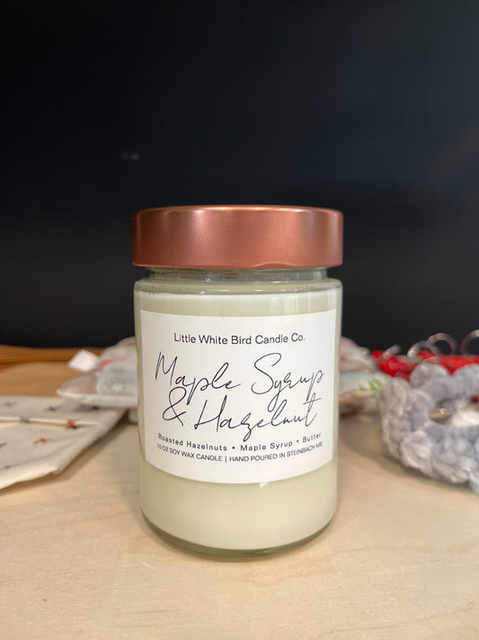 Maple Syrup and Hazelnut Candle