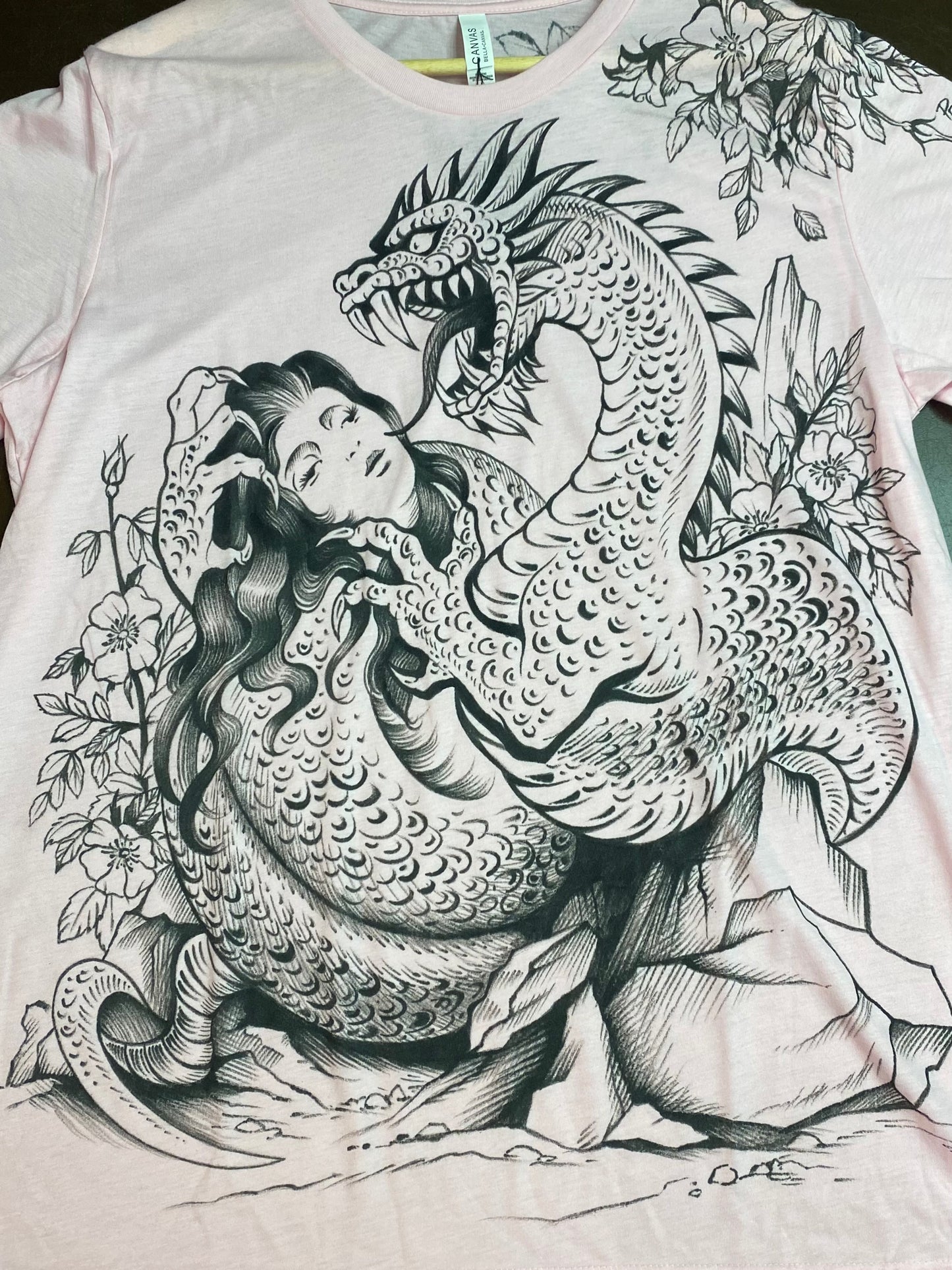 Light Pink Dragon T-Shirt