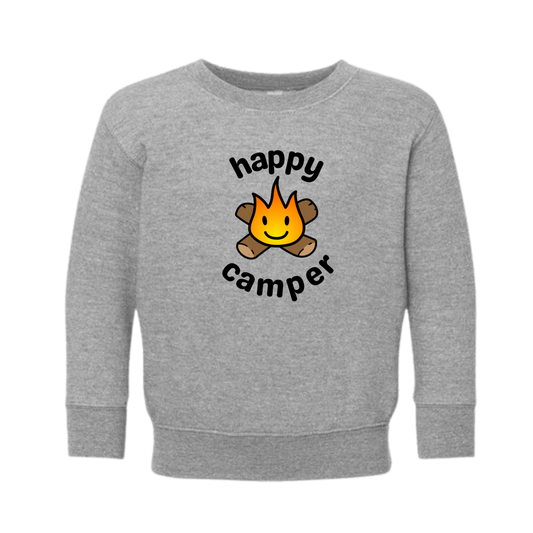 Happy Camper Toddler Crewneck