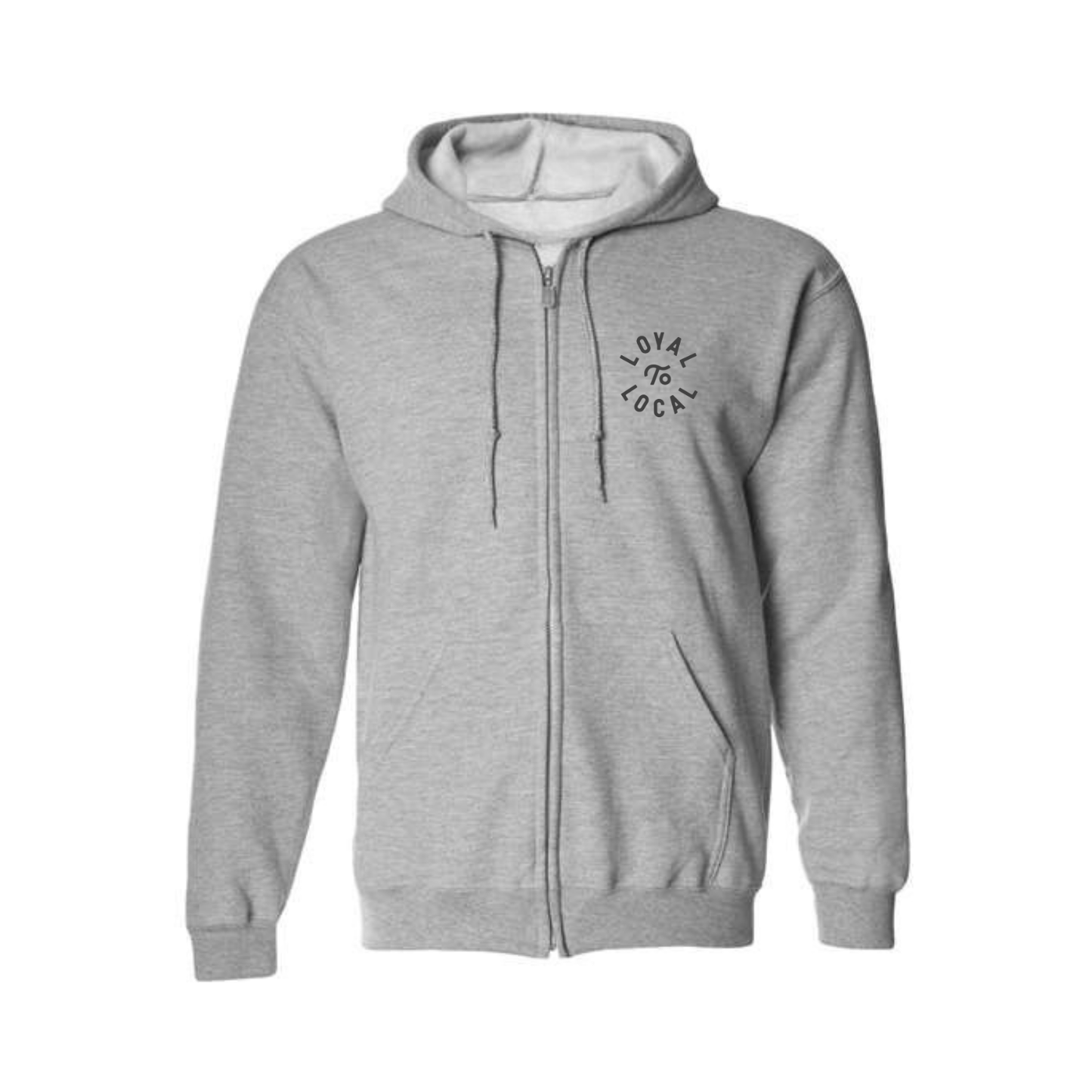 Loyal To Local Zip Up Hoodie