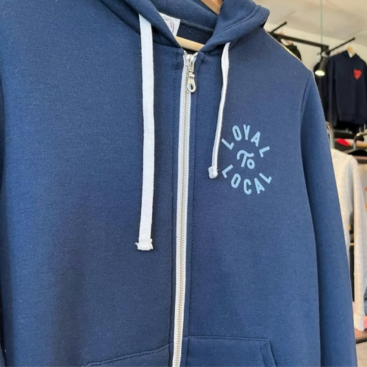 Loyal To Local Zip Up Hoodie