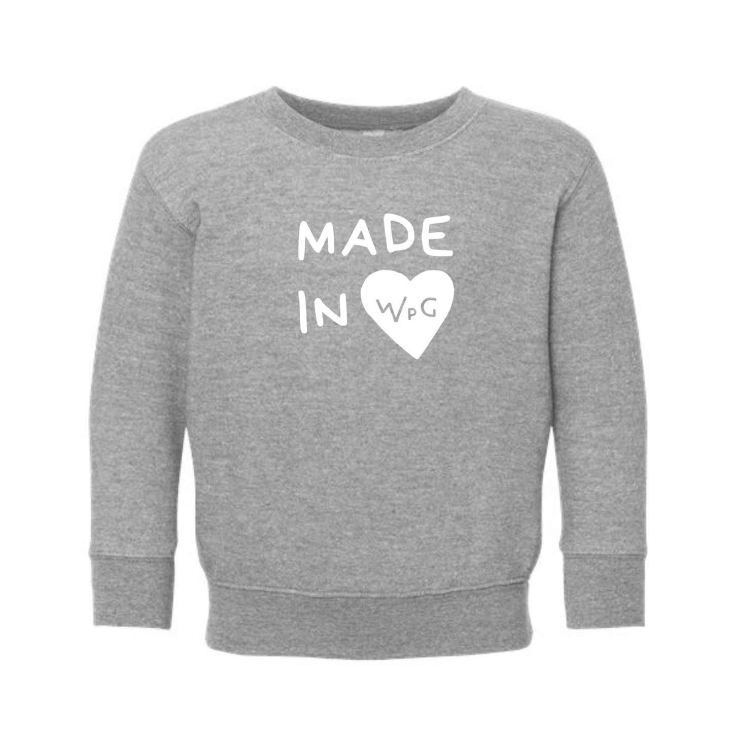 Made in WPG Toddler Crewneck