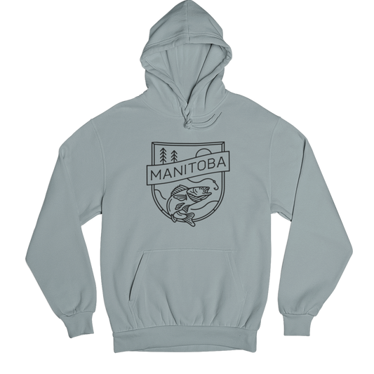 MB Angler Hoodie | Black on Sage