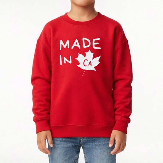 Made in CA Youth Crewneck