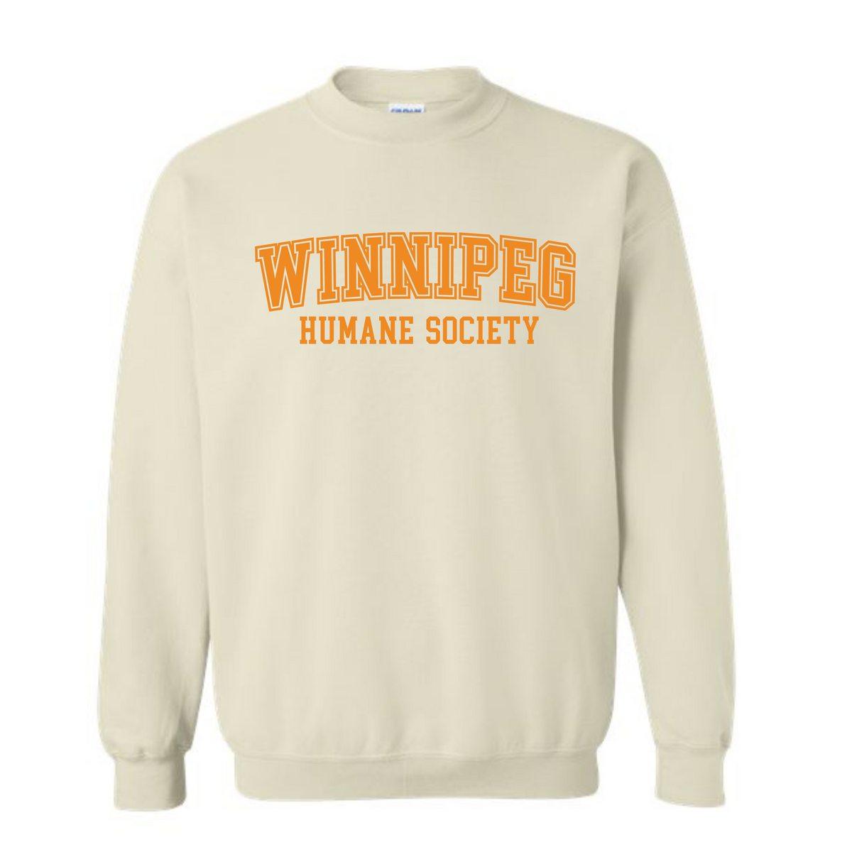 WHS Varsity Crewneck | Orange on Cream – We Heart Winnipeg