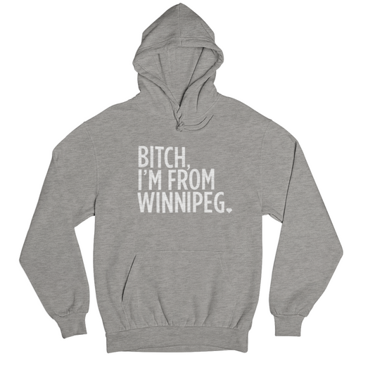 BIFW Hoodie | White on Athletic Grey
