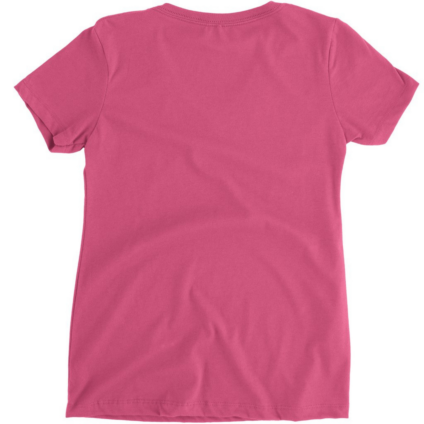 WPG Heart Women's V Neck | Yellow on Pink