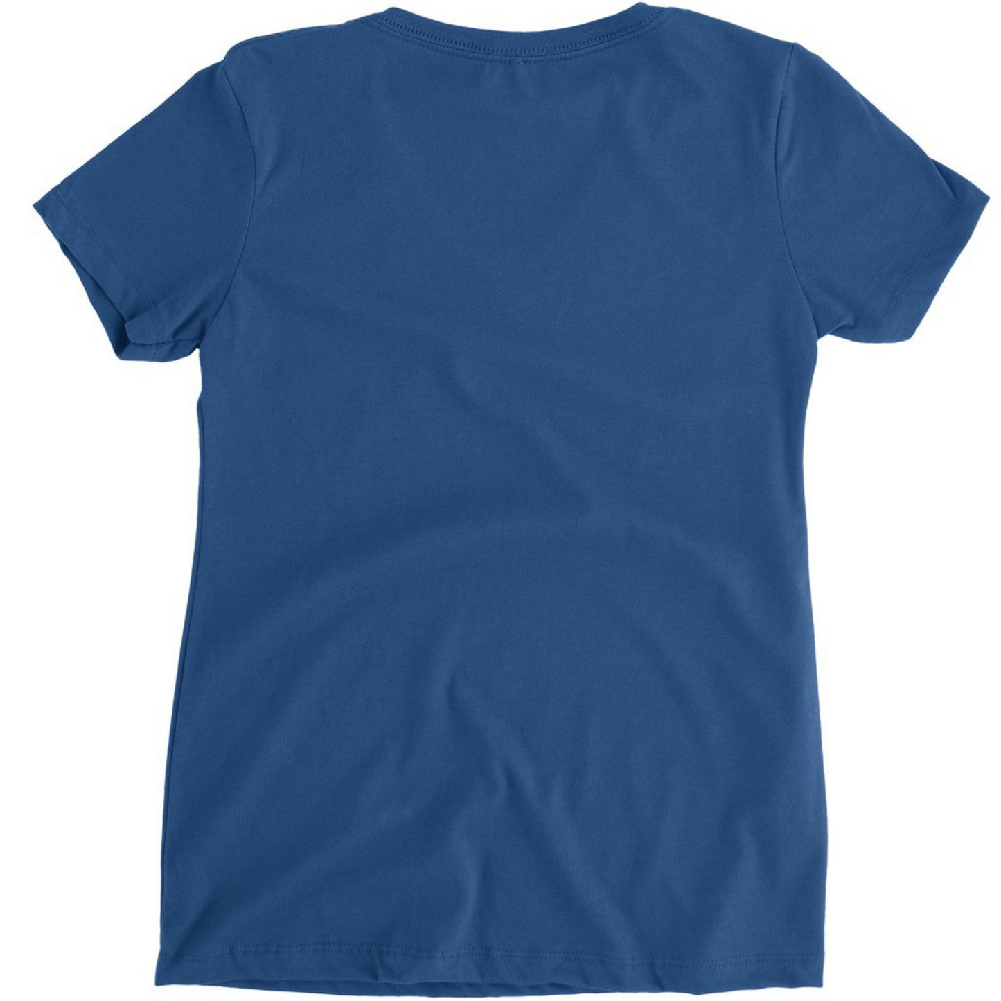 WPG Heart Women's V Neck | Yellow on Royal